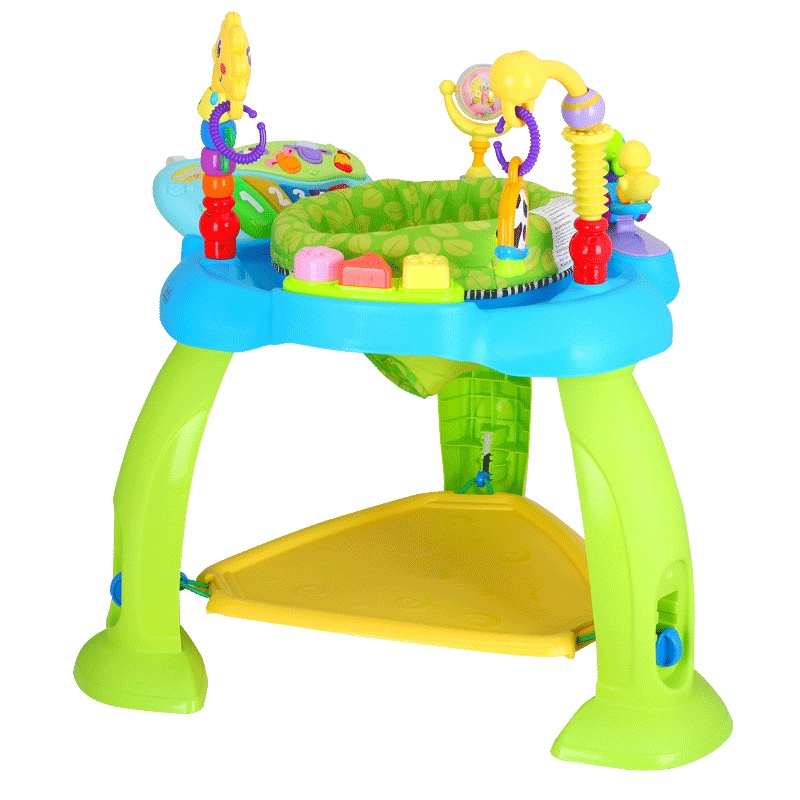 汇乐玩具(HUILE TOYS)多功能跳跳蹦 696 跳椅婴儿安全坐椅/健身架电子琴 半岁6-12个月/颜色随机