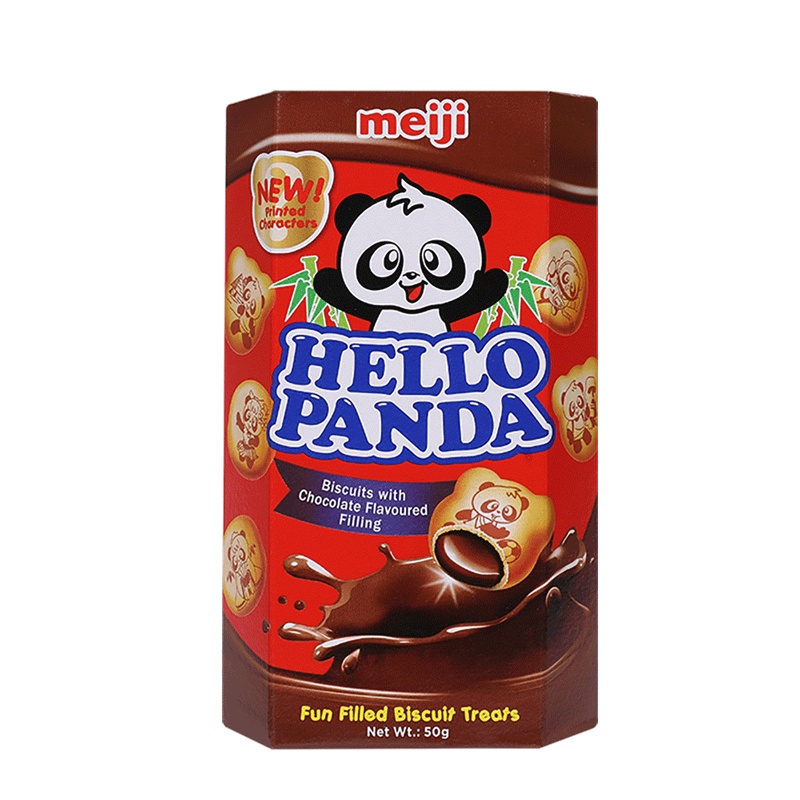 明治(meiji)熊猫巧克力夹心饼干50g