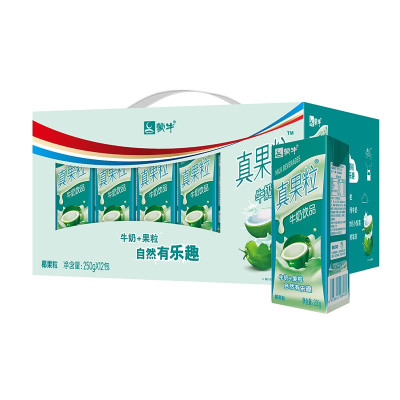 蒙牛 真果粒牛奶饮品(椰果)250ml*12盒