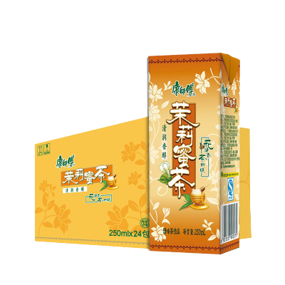 康师傅 茉莉蜜茶250ml*24盒 箱装 茶饮料