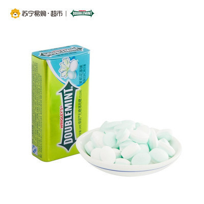 绿箭(DOUBLEMINT) 糖果 茉莉花茶味50粒34g