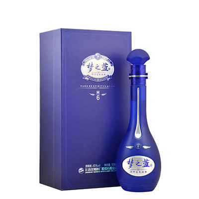 洋河(YangHe) 蓝色经典 梦之蓝M6 45度 500ml 单瓶装 浓香型白酒 口感绵柔
