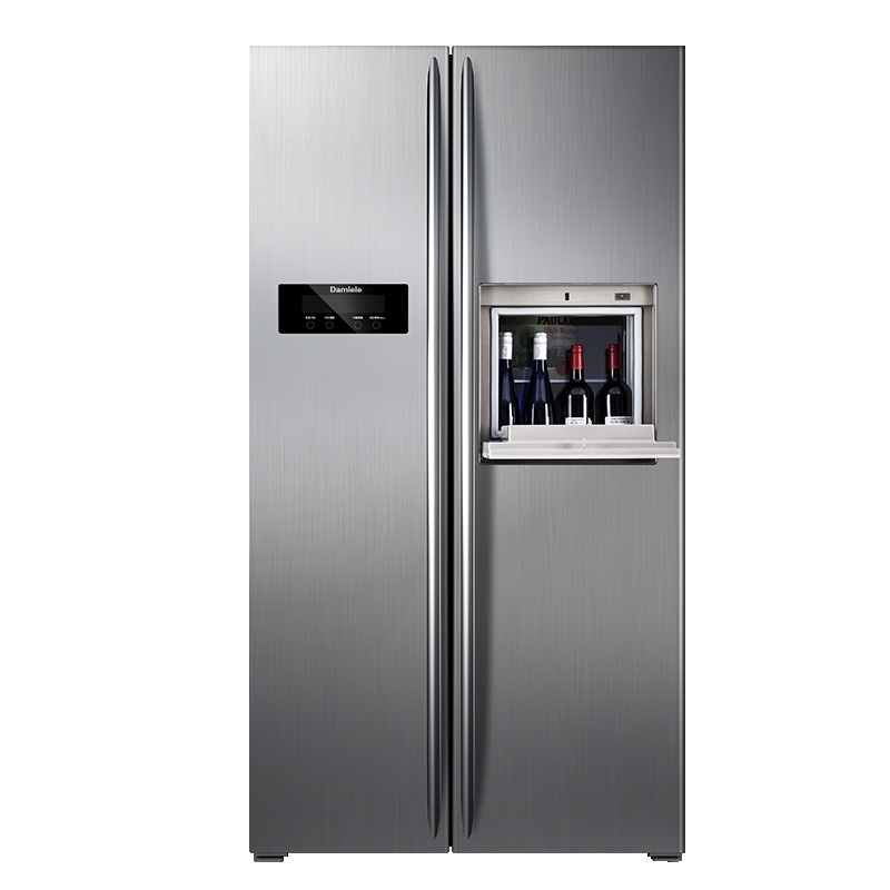 Damiele达米尼BCD-518WKSDB 双开门冰箱 对开门变频冰箱 带吧台 电冰箱双门家用风冷无霜 智能静音节能