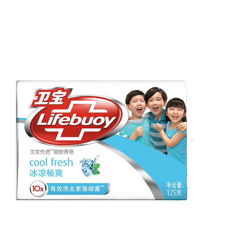 卫宝 (Lifebuoy) 先进除菌香皂 冰凉畅爽125g [联合利华]