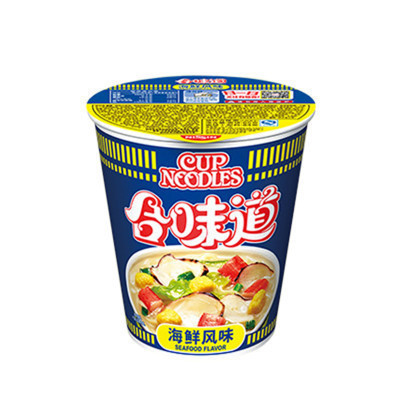 日清(Nissin)合味道 海鲜风味84g/杯 方便面