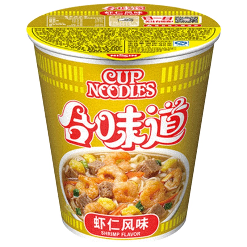 日清(Nissin)合味道虾仁风味82g/杯 方便面