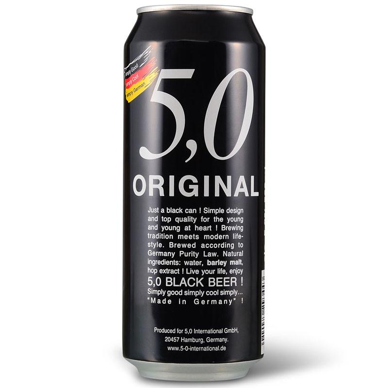 5.0黑啤酒500ml
