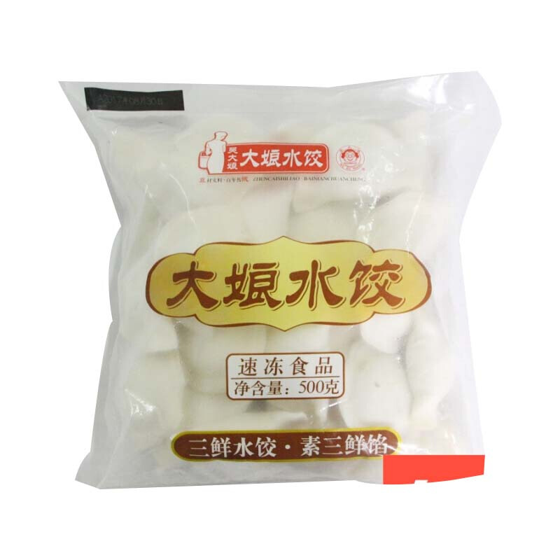 大娘简装水饺500g/袋