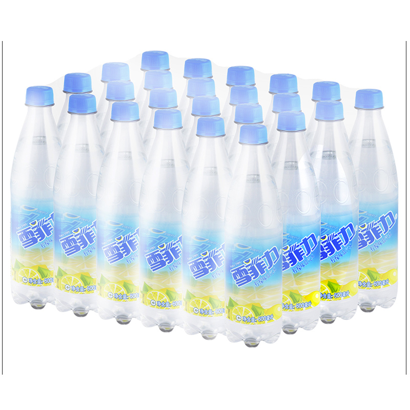 [苏宁超市]雪菲力柠檬味 盐汽水 碳酸饮料 600ml*24瓶/箱 整箱装 可口可乐公司出品