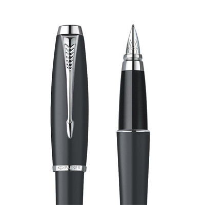 PARKER/派克 都市磨砂黑杆白夹墨水笔 钢笔 水笔 礼品笔
