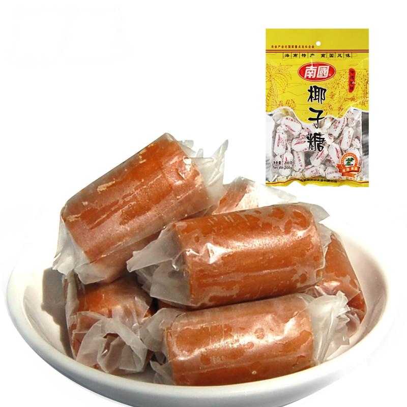 南国食品 糖果零食 传统大粒糖200g/袋