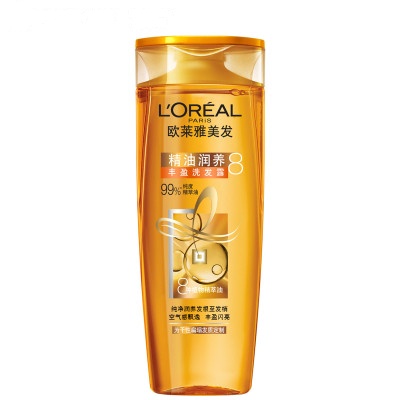 欧莱雅(LOREAL)精油润养丰盈洗发露200ml(所有发质,柔顺)