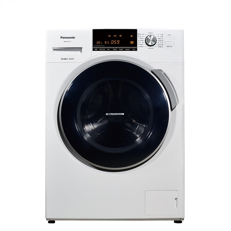 松下洗衣机XQG75-E7131 7.5公斤 全自动滚筒洗衣机 高温除菌 松下泡沫净洗涤专利技术