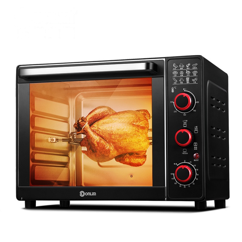 东菱(Donlim)DL-K33D 烘焙33L 4管 全温型低温发酵电烤箱 黑色