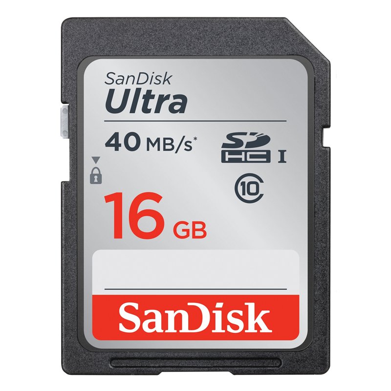 SANDISK(闪迪)Ultra16G(CLASS10)SDHC存储卡(40M/S)