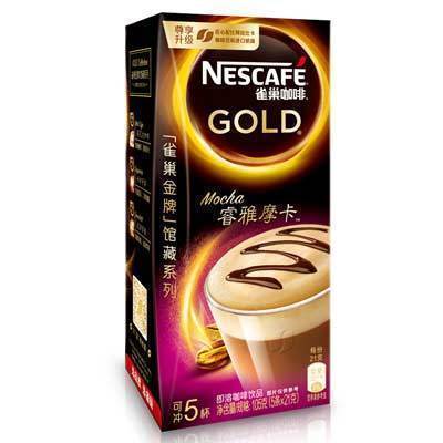 雀巢（Nestle）咖啡 金牌馆藏 睿雅摩卡咖啡 速溶 冲调饮料 21gX5条 倪妮同款