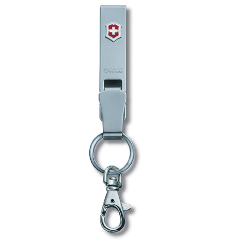 维氏VICTORINOX 瑞士军刀 军刀配件 不锈钢皮带钥匙扣4.1858