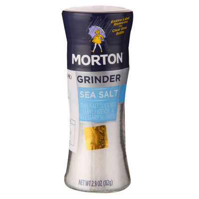中盐 莫顿 特粗海盐(研磨瓶) 82g/瓶 厨房调味 食用盐