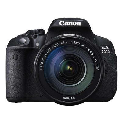 佳能(Canon) EOS 700D 单反双头套机(18-135mm+50mm镜头)包 卡 UV镜 读卡器 清洁工具套装