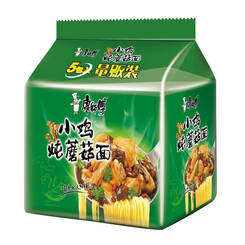康师傅 经典小鸡炖蘑菇五包 100g*5