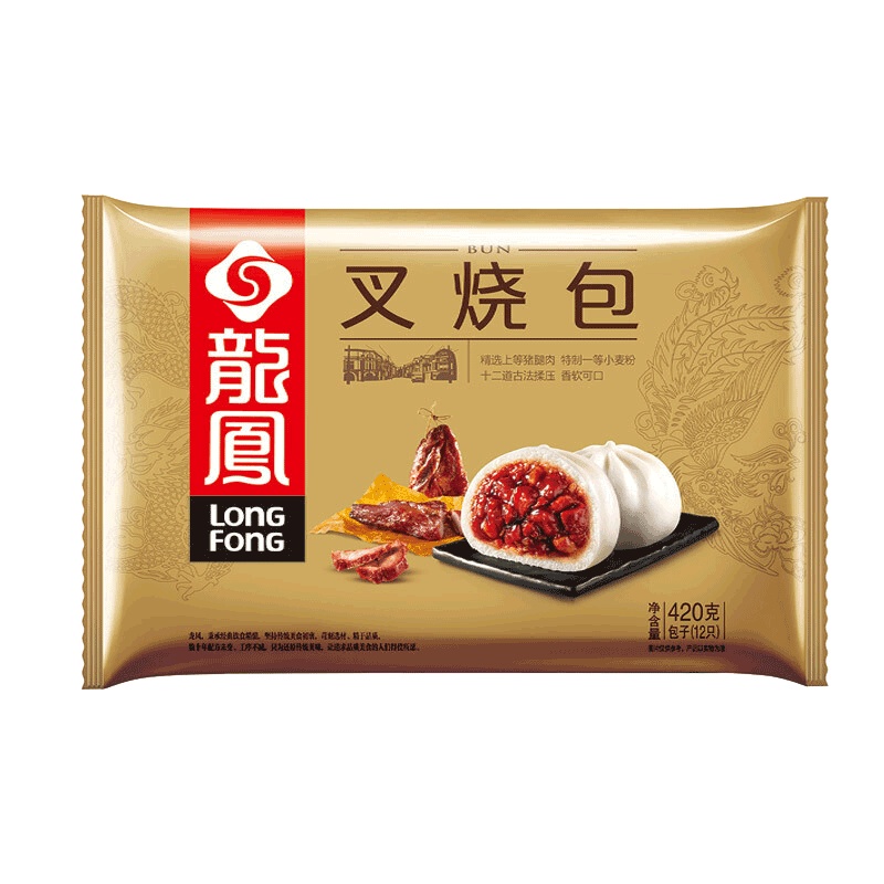 龙凤叉烧包420g