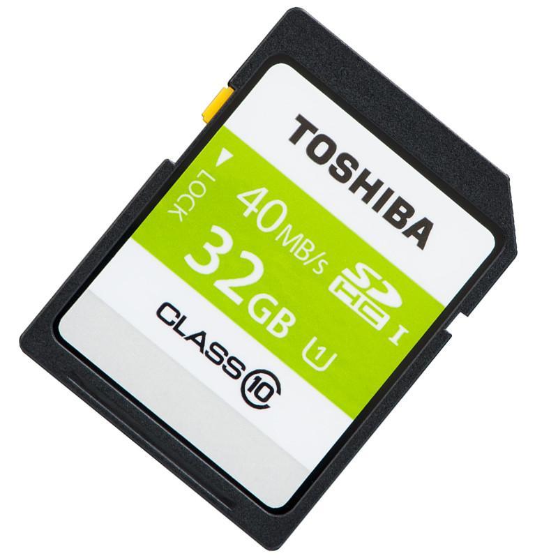 东芝(TOSHIBA)32G Class10-40MB/s高速SDHC存储卡