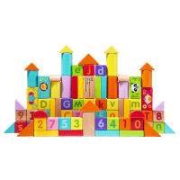 [苏宁自营]费雪 Fisher Price拼插积木玩具80粒益智积木 环保益智儿童礼品FP6002(24个月以上)