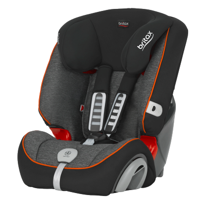宝得适(Britax)汽车儿童安全座椅 超级百变王(9个月-12岁) 曜石黑