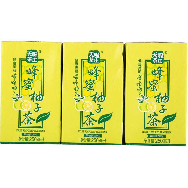 [苏宁易购超市]天喔茶庄蜂蜜柚子茶250ml*6