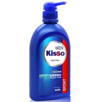 [苏宁易购超市]KISSO极是男士无硅油去屑洗发水活力净爽400ml威露士出品