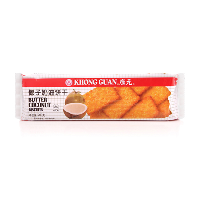 康元 椰子奶油饼干 200g/袋