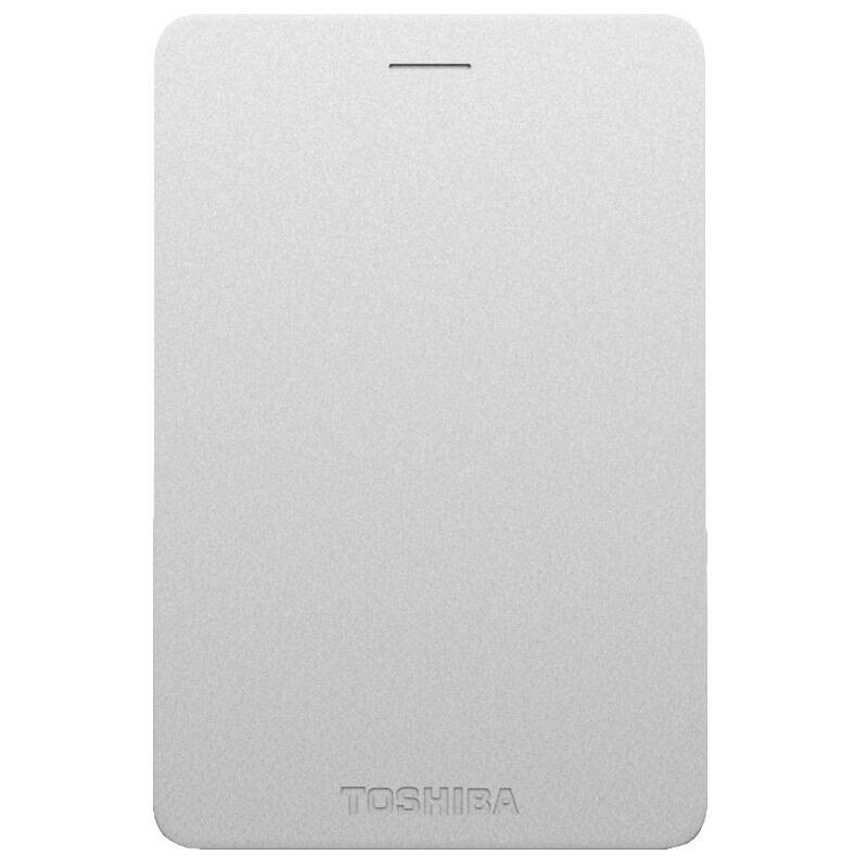 东芝(TOSHIBA)Alumy系列2T 移动硬盘 USB3.0 银色