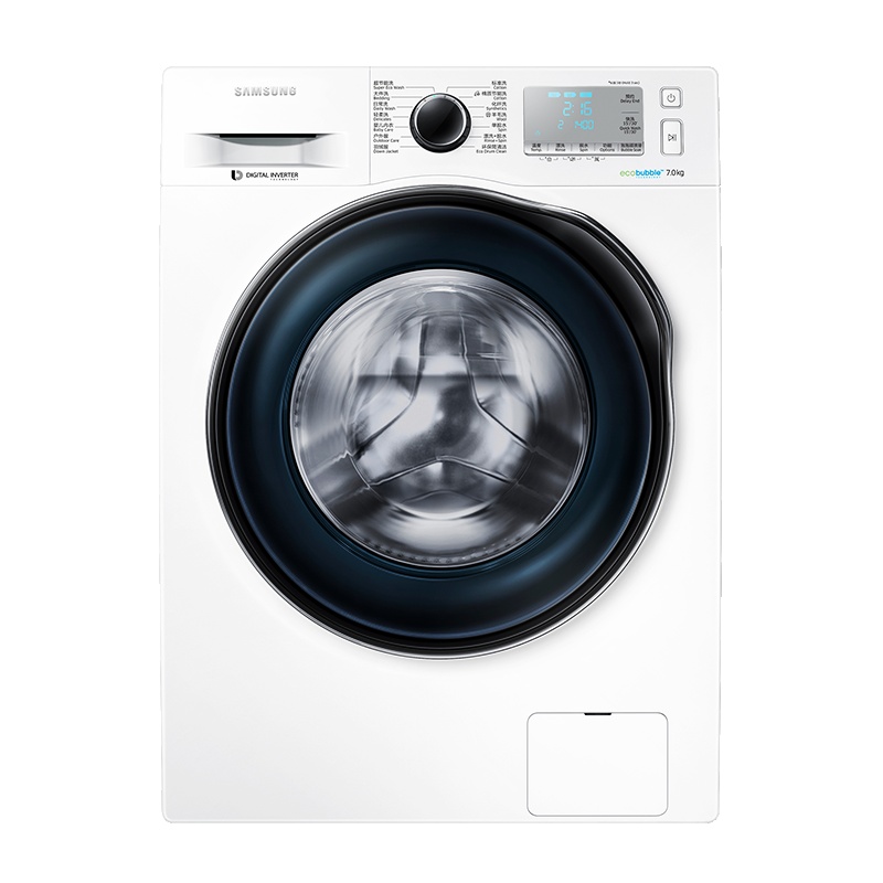 Samsung/三星洗衣机 WW70J6413CW 7公斤滚筒洗衣机 智能变频洗衣机 大容量家用