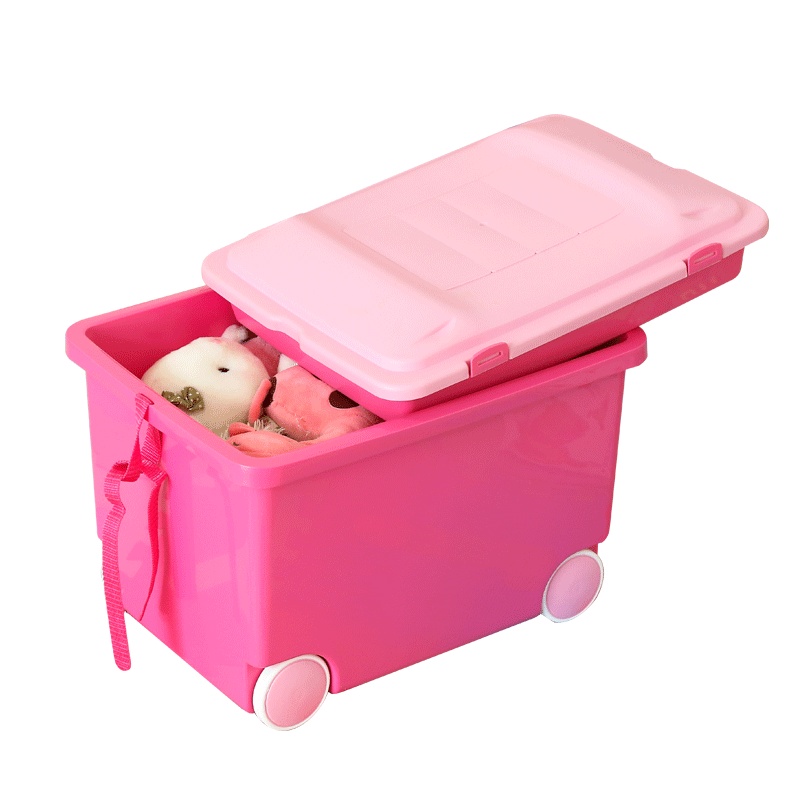 爱丽思(IRIS)540 12L 自带万向轮整理箱宝宝衣物玩具收纳箱零食收纳箱