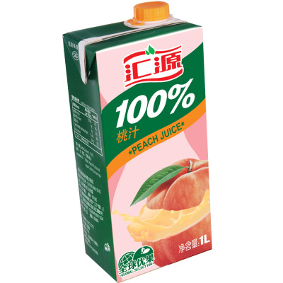 汇源 100%桃复合果汁 1L/盒