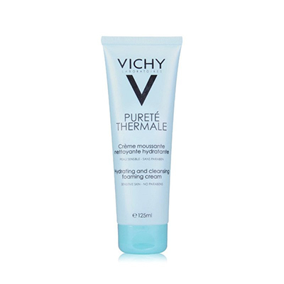 薇姿(VICHY)温泉纯净泡沫洁面霜 125ml 深层清洁 水油平衡 洁面洗面奶