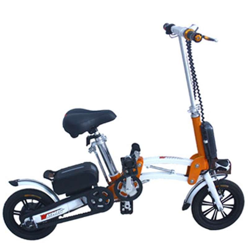 爱奇E族 可折叠锂电自行车 WMM12(橙色)