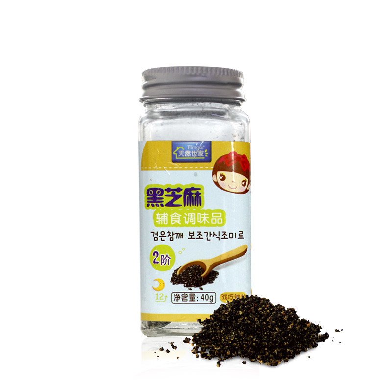 天然世家黑芝麻2段美食调味品