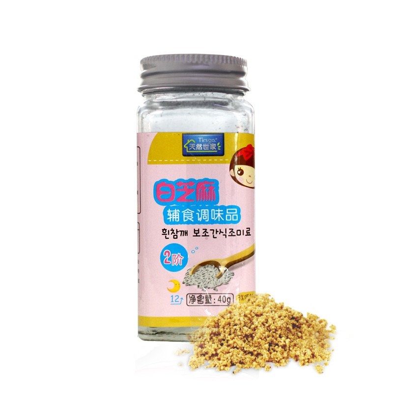 天然世家白芝麻2段美食调味品