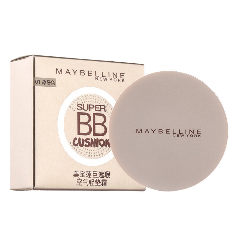 美宝莲(Maybelline) 巨遮瑕空气轻垫霜 01 象牙色 14g