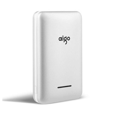 爱国者(aigo) S310000毫安 聚合物电芯 便携迷你 移动电源/充电宝 银色