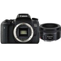 佳能(Canon) EOS 760D 单反套机 (EF 50mm f/1.8 STM 镜头)