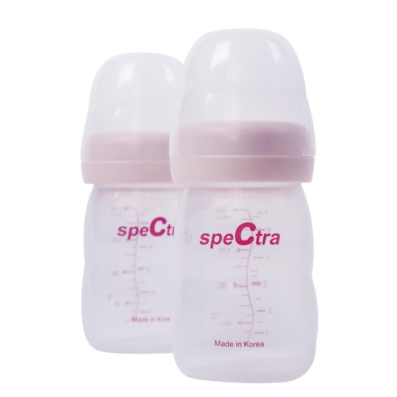 贝瑞克(spectra) 韩国原装进口吸奶器母乳储奶瓶产后背奶 [160ml储存瓶2个装]