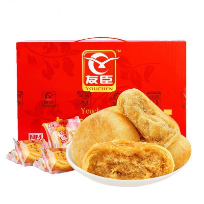 友臣（YOUCHEN）糕点 肉松饼1.25kg(糕点礼盒)