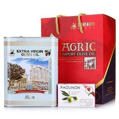 阿格利司(AGRIC)特级初榨橄榄油2L铁桶礼盒