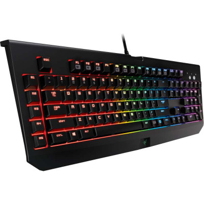 雷蛇(Razer)BlackWidow Chroma 黑寡妇蜘蛛幻彩版 机械键盘