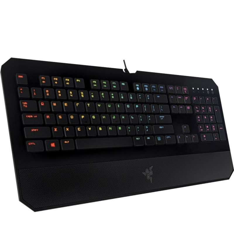 雷蛇(Razer)DeathStalker Chroma 噬魂金蝎幻彩版 薄膜游戏键盘