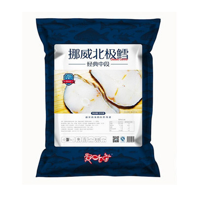 [苏宁易购超市]挪威北极鳕经典中段1000g