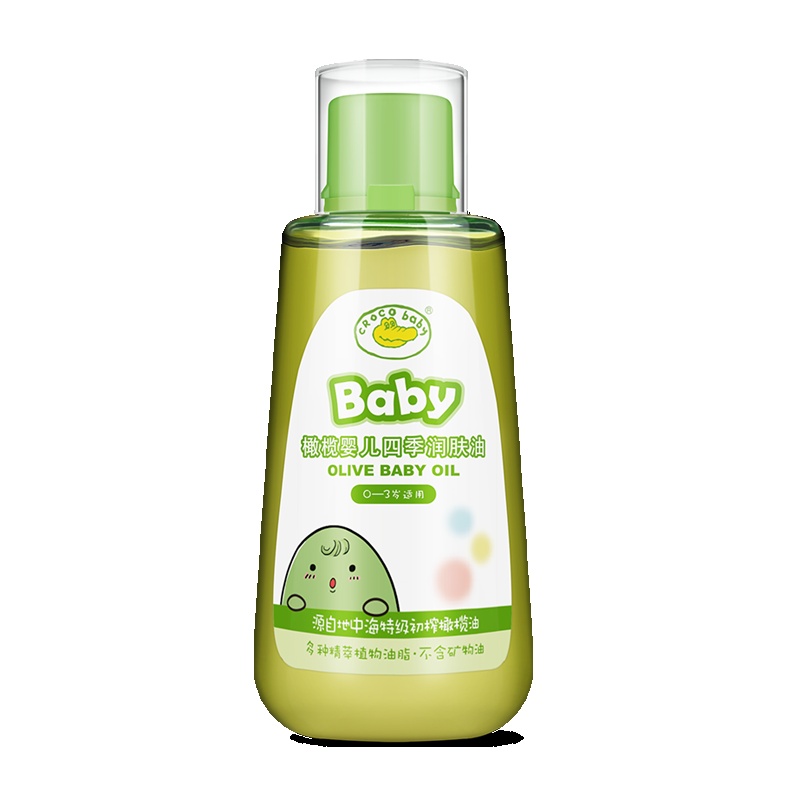 CROCO baby鳄鱼宝宝 橄榄婴儿四季润肤油120ml 婴幼儿童 男宝女宝均可适用