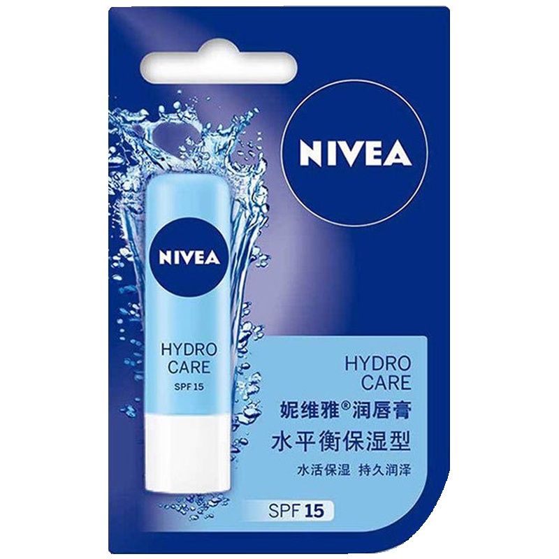 妮维雅(NIVEA) 水平衡保湿型 润唇膏 4.8g(新老包装 随机发放)润唇 保湿